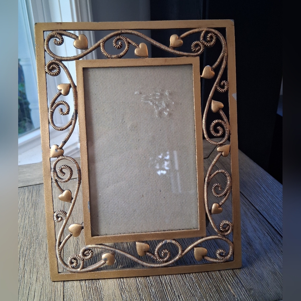 Heart Picture Frame Elsa Inc 1996 Some Wear See Pics